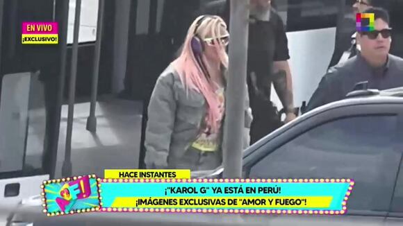 TROME | Karol G llegó a Lima: Así fue el arribo de ‘La Bichota’ (Video: Willax)