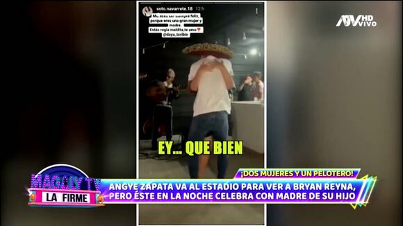 TROME - Bryan Reyna le lleva mariachis a su ex después de que Angye Zapata vaya a Matute a alentarlo