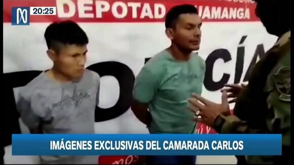 Camarada ‘Carlos’: revelan más imágenes de su captura en Ayacucho