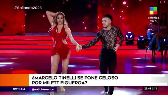 Marcelo Tinelli celoso por Millet Figueroa