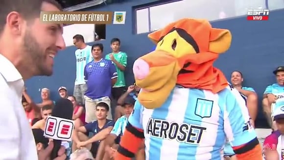 Hincha peruano de Racing recibe este mensaje de Paolo Guerrero (video: ESPN)