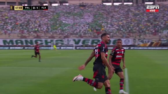 Gol de Danilo para el 1-0 de Flamengo vs Palmeiras | VIDEO: ESPN