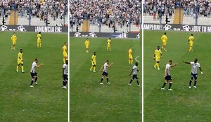 Hernán Barcos y su curioso baile tras anotar gol con Alianza Lima