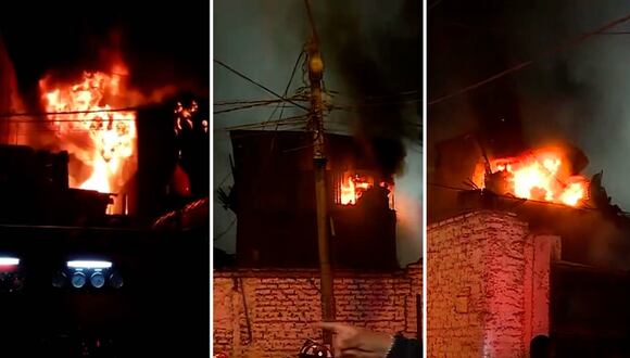 La Victoria: un incendio destruyó cuatro viviendas en una quinta