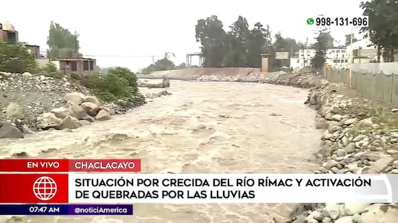 Activación de quebradas en Chaclacayo