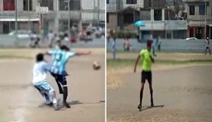 Chorrillos: Se desató balacera en pleno partido de fútbol de menores