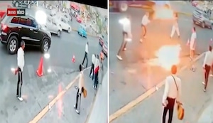 Viral: Mariachis se pelean con ‘Tragafuegos’ por propinas y territorio en México