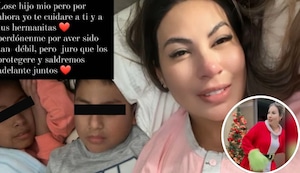 Pamela López sorprende a sus hijos al vestirse de ‘Grinch’ en Navidad