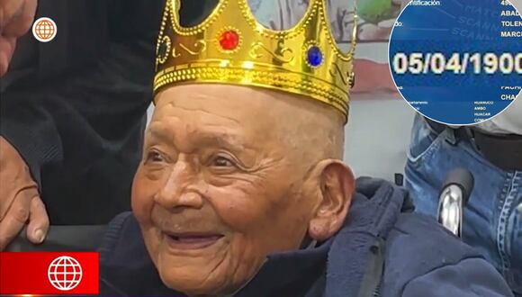 Huánuco: anciano festeja 124 años