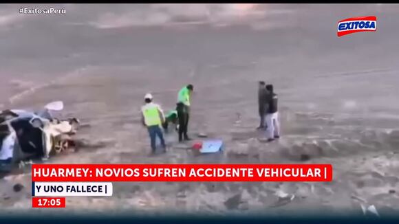 ??ÁNcash Novios Sufren Accidente Vehicular Y Uno Fallece En El Distrito De Huarmey