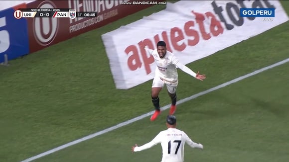 Reyna puso el 1-0 de Universitario ante Panamá. (Video: GOLPERU)