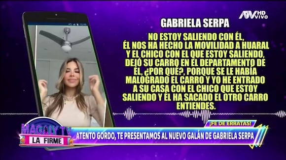 TROME | Nuevo galán Gabriela Serpa tiene denuncias (Magaly TV)