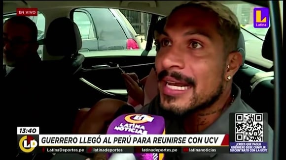 Paolo Guerrero confirma que viene a Lima a “conversar” con Richard Acuña