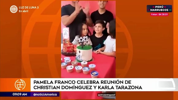 Christian Domínguez feliz de pasar tiempo con su hijo Valentino