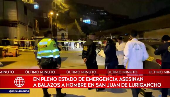 Asesinan a balazos a hombre en SJL