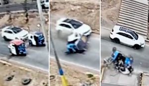 Villa El Salvador: mototaxi embestida por camioneta en plena vía