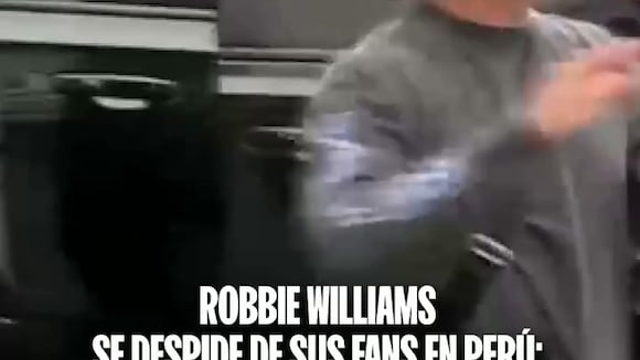 TROME | Robbie Williams se acercó a sus fans y prometió volver al país (Latina Noticias)
