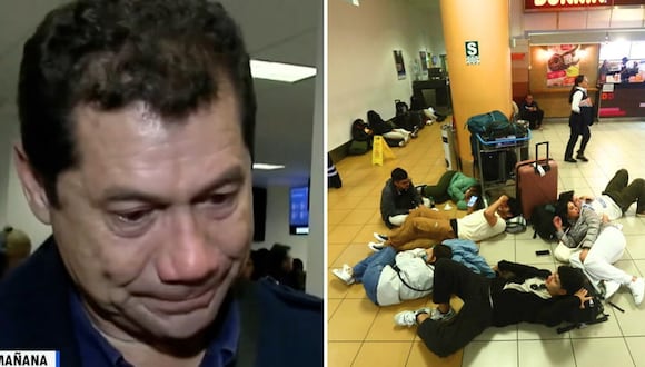 Pasajero varado en el aeropuerto Jorge Chávez desea ir a Argentina: “Quiero llegar al entierro de mi madre”