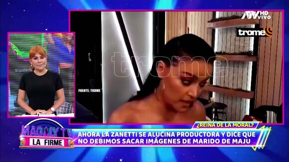 TROME - Magaly destruye a Mariella Zanetti por defender al esposo de Maju: “Está acostumbrada a hoteluchos de media estrella”
