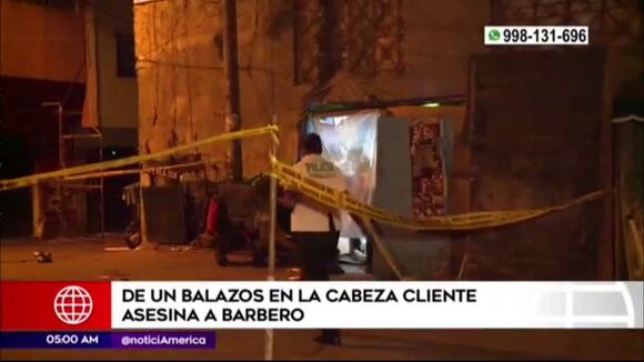 La Victoria: Cliente asesinó a balazos a barbero