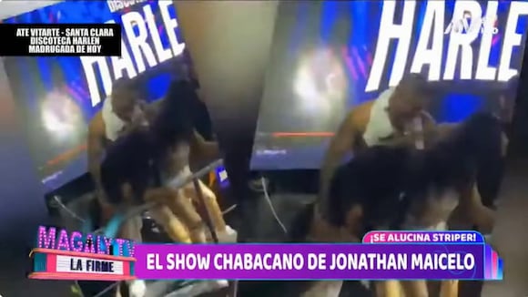 TROME - Maicelo hace grotesco show en discoteca: Jaló del cabello a jovencita y nalgeó a otra