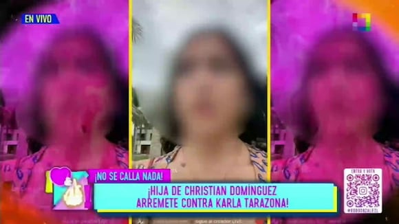 TROME - Hija de Domínguez lanza nueva acusación contra Karla: “Me dijo: ‘No puedo hacer nada’, luego me colgó”
