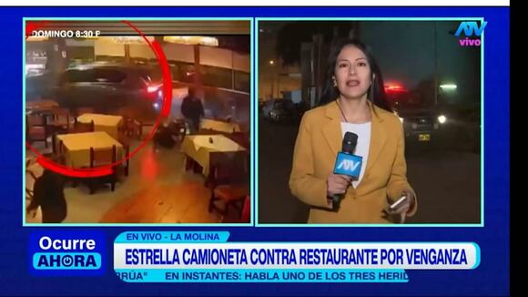 TROME - Nuevas imágenes del sujeto previo a estallar su auto contra restaurante: Protagonizó fuerte pelea