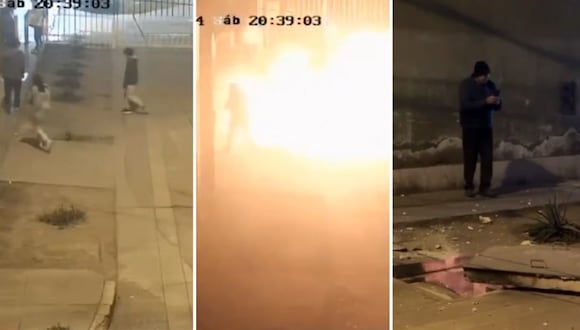 Explosión de conexiones eléctricas en Santa Anita