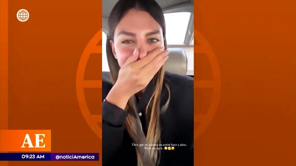 Alondra García Miró disfruta con novio