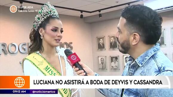 Correo y Ojo | Luciana Fuster no asistirá a la boda de Deyvis y Cassandra