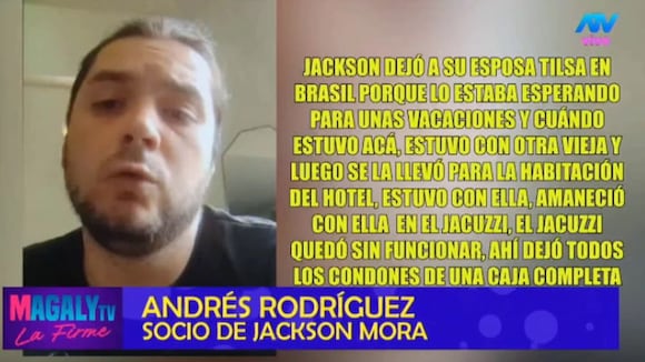 Trome | Empresario acusa a Jackson Mora de engañar a Tilsa Lozano (Magaly TV)