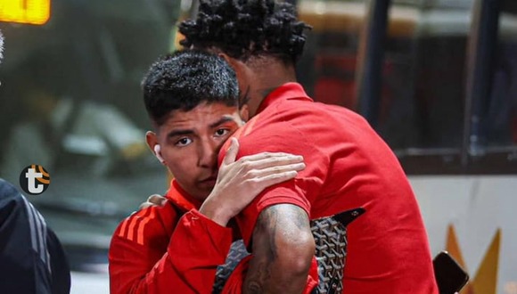 Pedro Gallese deseó suerte a cada uno de los jugadores antes de entrar a vestuario (Video: Movistar Deportes)