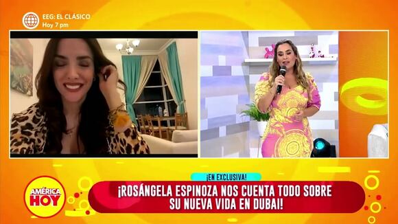 Enlace en vivo con Rosángela Espinoza