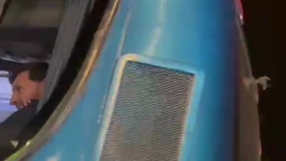 Suárez y Messi en bus del Inter Miami (crédito: Gianina González | Depor)