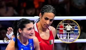 París 2024: Boxeadora italiana se retira a los 46 segundos de pelea con rival descalificada en test de género