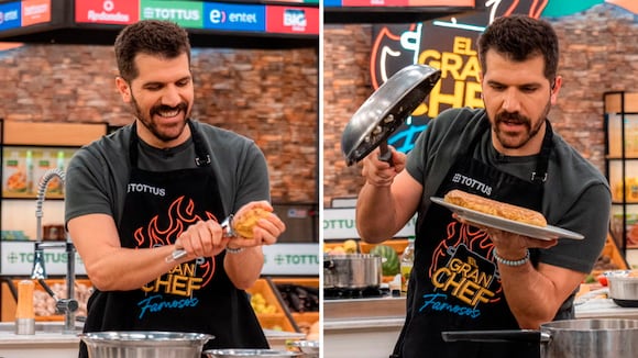 José Peláez aceptó reto y cocinó por primera vez en el ‘El gran chef famosos’