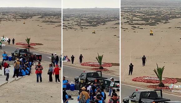 Heladero llegó hasta la frontera de Perú - Chile para ofrecer sus productos: "Cerca de ti"