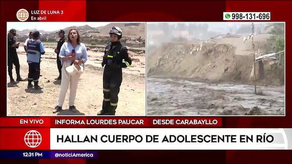 Carabayllo: Hallan cuerpo de adolescente en río