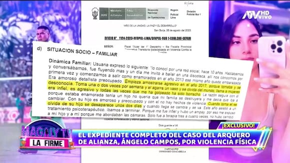TROME | Ángelo Campos y el expediente de su relación