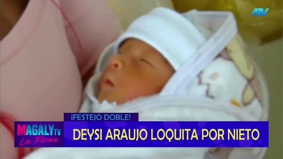 TROME - Deysi Araujo se convierte en ABUELA, presenta a su nieto y quedó en shock con la noticia: “Lloré mucho”