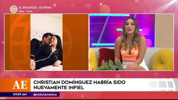 Comentarios de Rebeca Escribens sobre infidelidad de Christian Domínguez