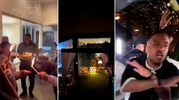 Jefferson Farfán celebra su cumpleaños