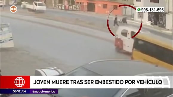Joven muere tras ser embestido por vehículo