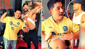 Video viral: Albañil sorprende a todos al cargar pesas en el gimnasio