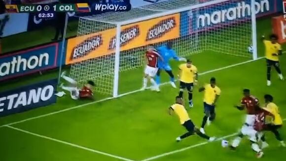 TROME |Gol anulado a Carlos Cuesta en el Ecuador Colombia (Redes)