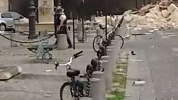 Explosión en edificio de París