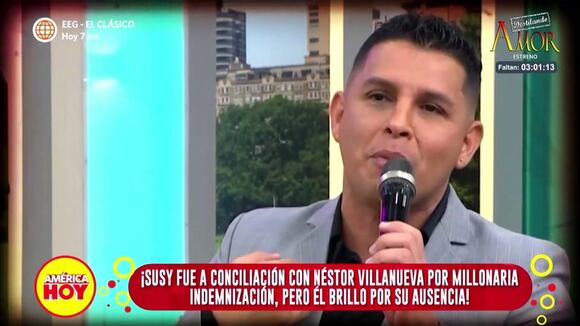 Néstor Villanueva en guerra con Susy Díaz