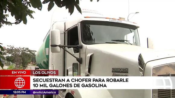 Secuestran a conductor de camión que transportaba combustible