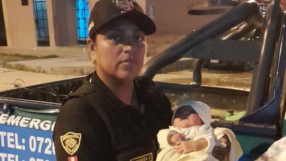 Tumbes: La recién nacida fue abandonada en el parque El Maestro. (Video Facebook)