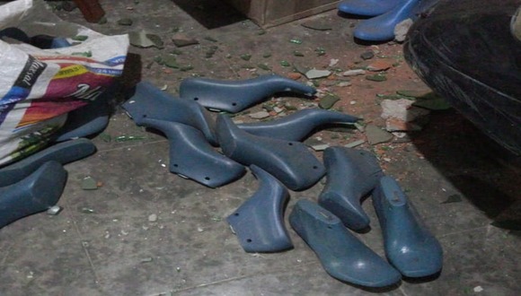 Trujillo: Extorsionadores lanzan bomba a casa de empresario de calzado.